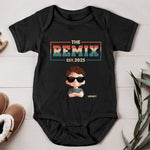The Original The Remix - Personalized Matching Shirt And Baby Bodysuit