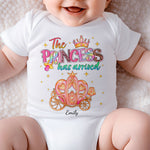 The Princess Has Arrived - Personalized Baby Bodysuit