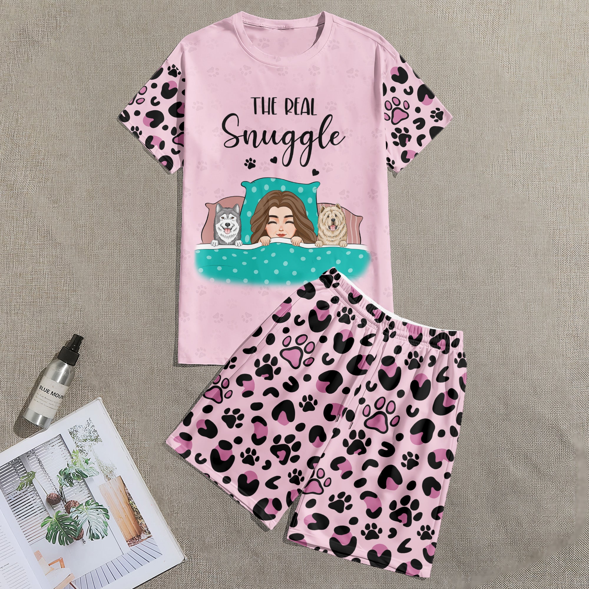 The Real Snuggle - Personalized Pajama Shorts Set
