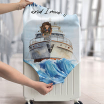 The Sea Is Calling Me - Personalized Luggage Cover