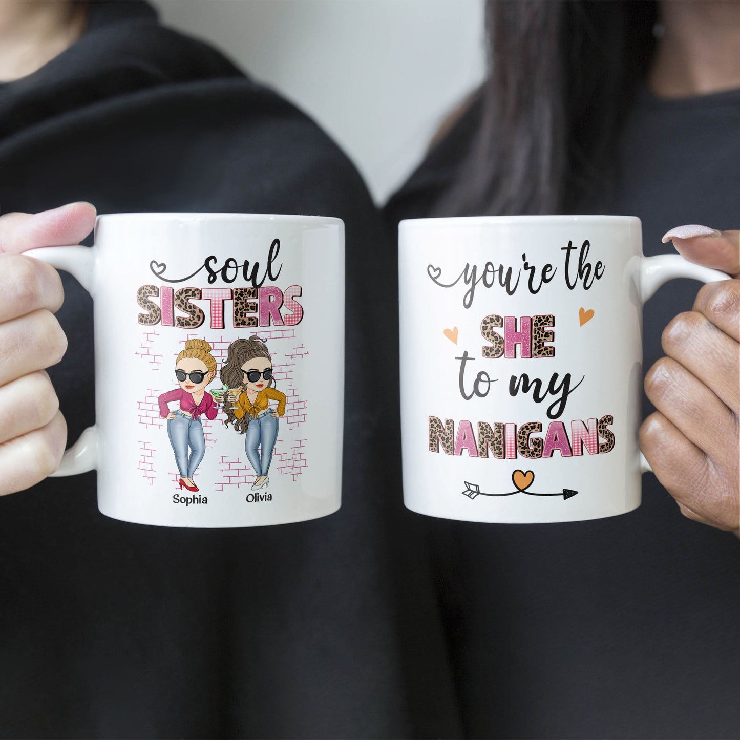 The She To My Nanigans - Personalized Mug