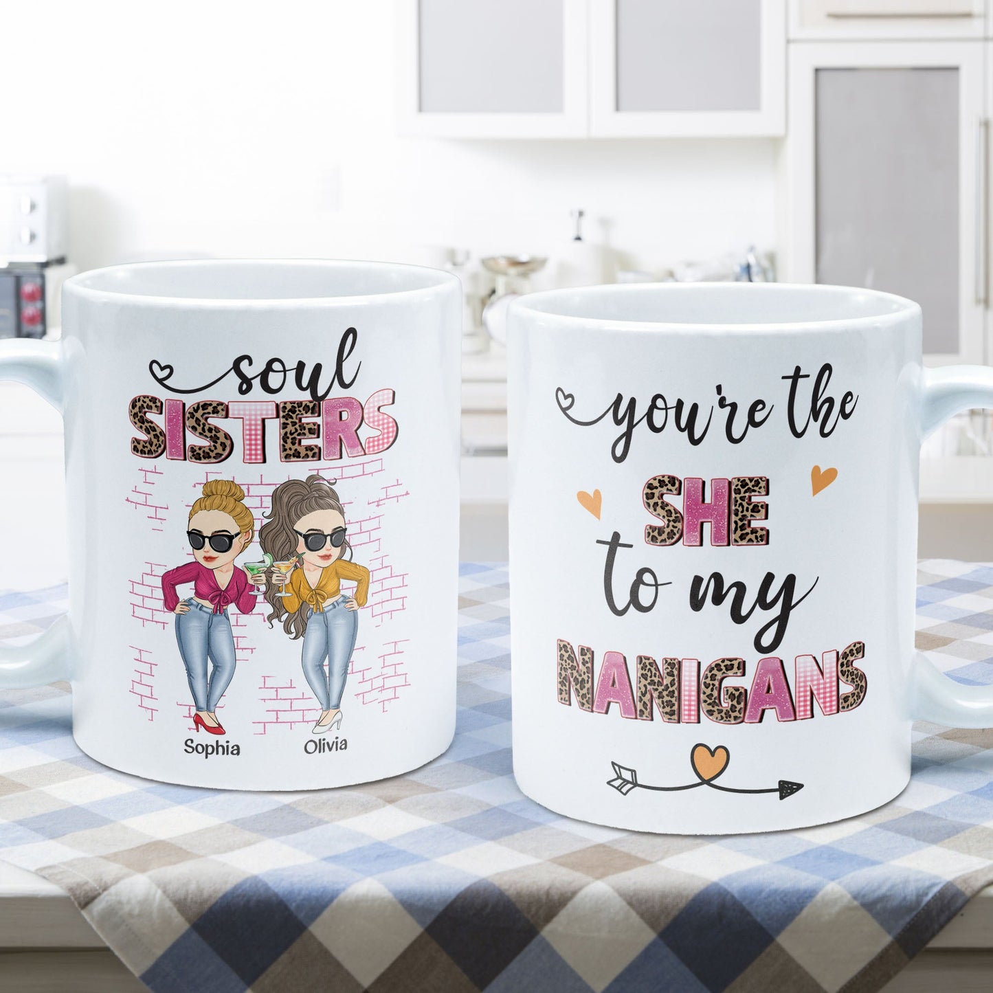 The She To My Nanigans - Personalized Mug