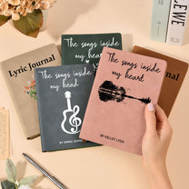 The Song Inside My Heart - Personalized Leather Journal