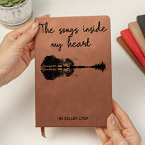 The Song Inside My Heart - Personalized Leather Journal