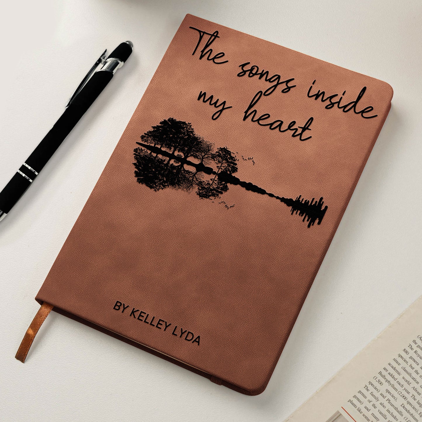 The Song Inside My Heart - Personalized Leather Journal