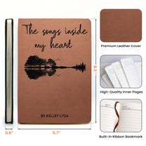 The Song Inside My Heart - Personalized Leather Journal