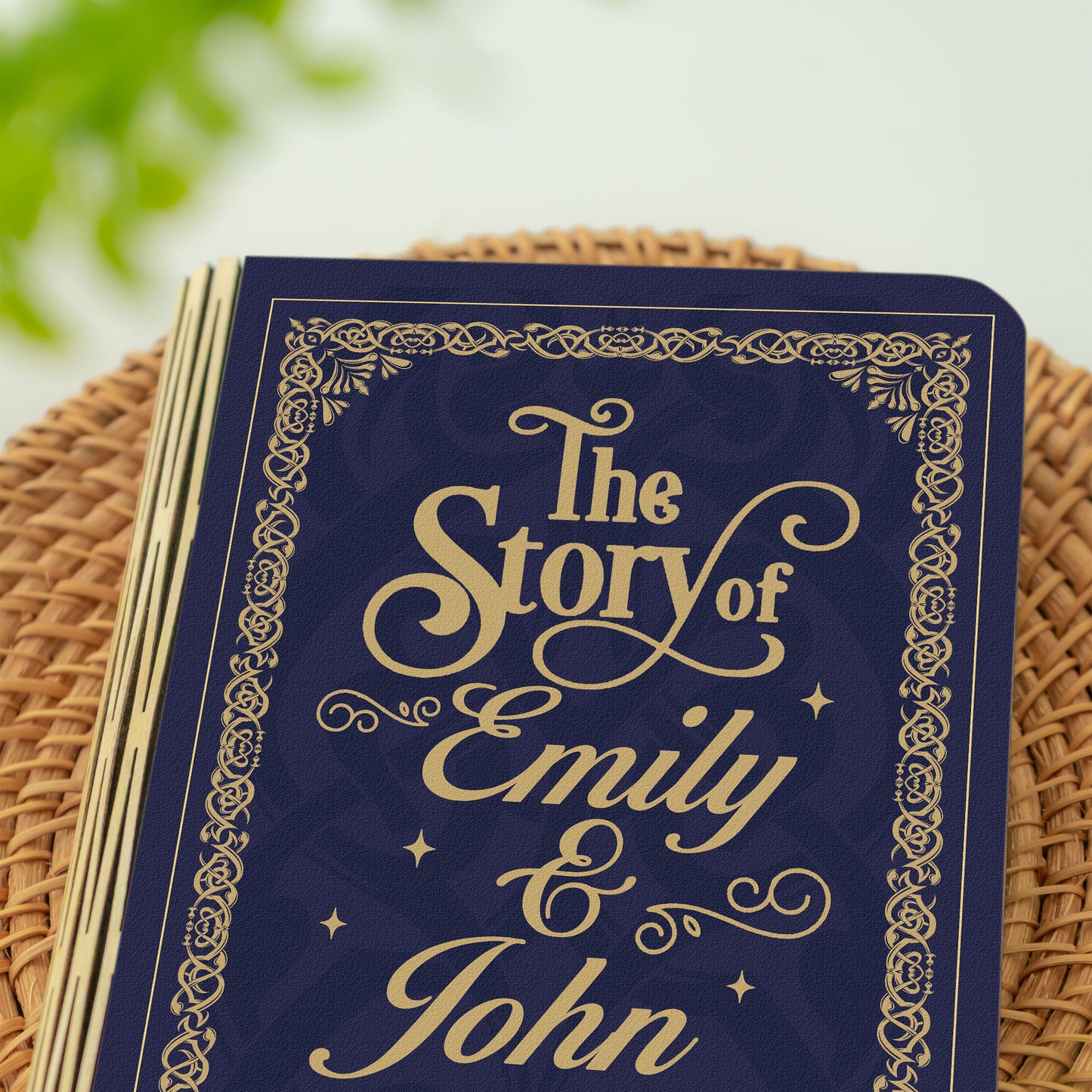 The Story Of Us - Personalized Book Lamp