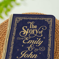 The Story Of Us - Personalized Book Lamp