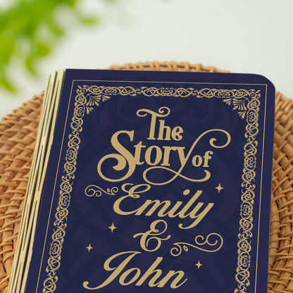 The Story Of Us - Personalized Book Lamp
