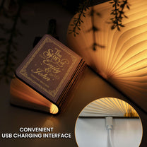 The Story Of Us - Personalized Book Lamp