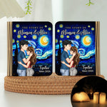 The Story Of Us, Together Since - Personalized Book Lamp