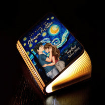 The Story Of Us, Together Since - Personalized Book Lamp