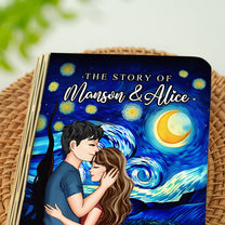 The Story Of Us, Together Since - Personalized Book Lamp