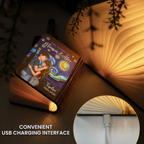 The Story Of Us, Together Since - Personalized Book Lamp