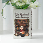 The Tortured Readers Department - Personalized Ceramic Book Vase