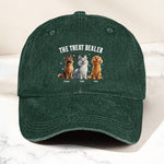 The Treat Dealer - Personalized Distressed Denim Cap
