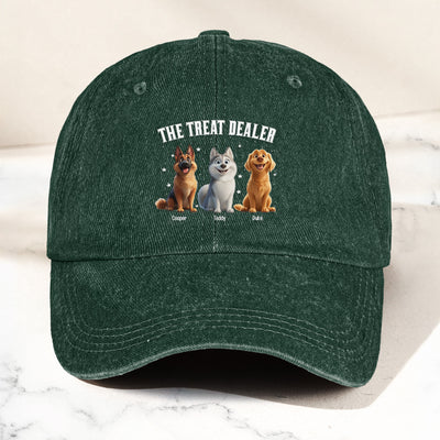 The Treat Dealer - Personalized Distressed Denim Cap