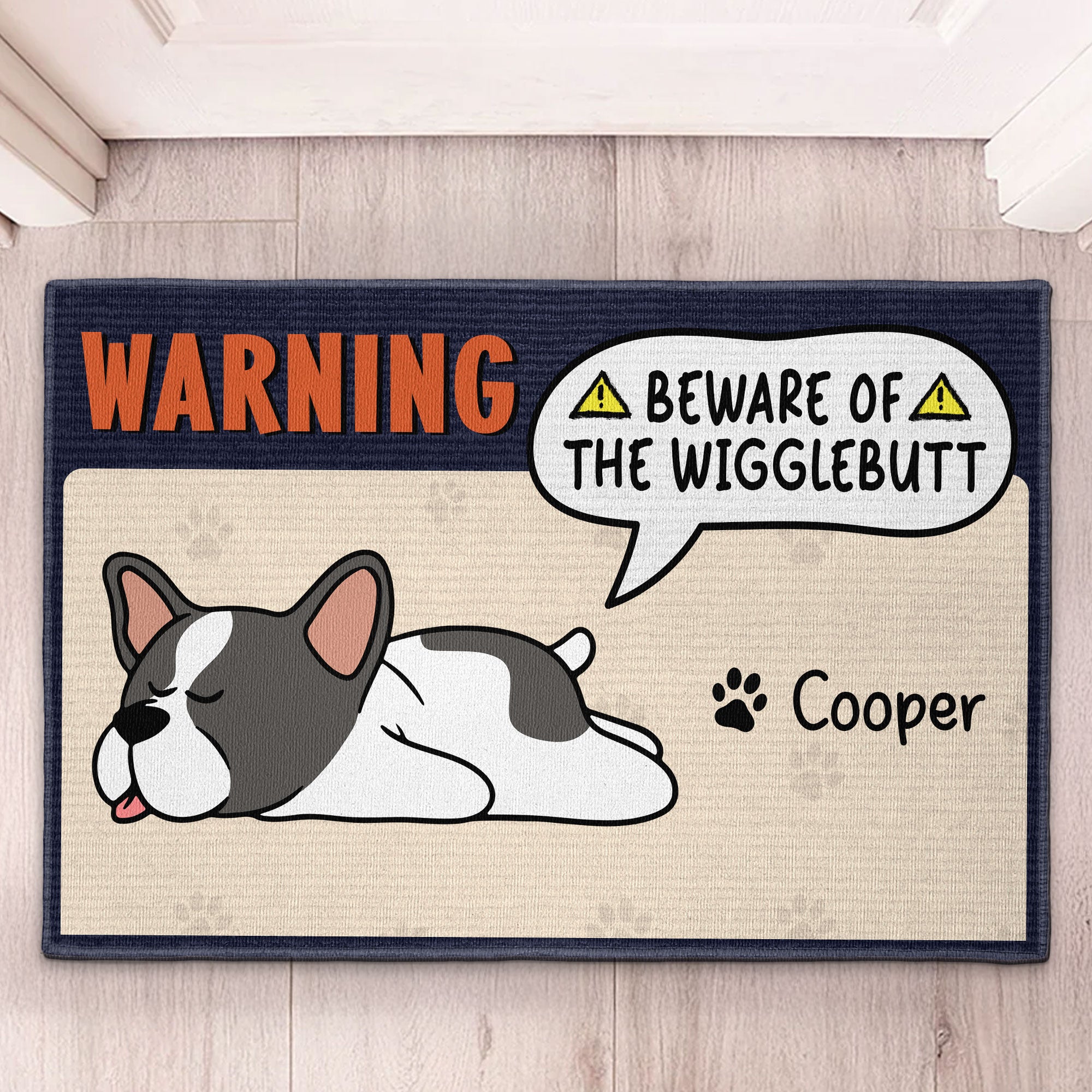 The Wiggle Butt - Personalized Doormat