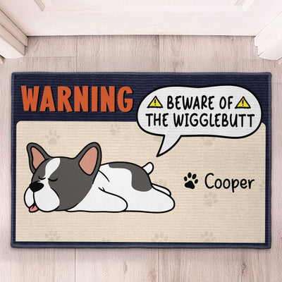 The Wiggle Butt - Personalized Doormat