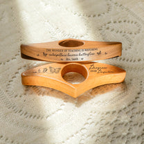 The Wonder Of Teaching - Hungry Caterpillar Teacher - Personalized Book Page Holder