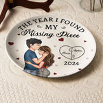 The Year I Found My Missing Piece - Personalized Ceramic Plate