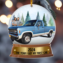 The Year I Got My First Car - Personalized Acrylic Photo Ornament