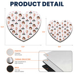 The #1 Mom - Custom Shape Photo Mouse Pad
