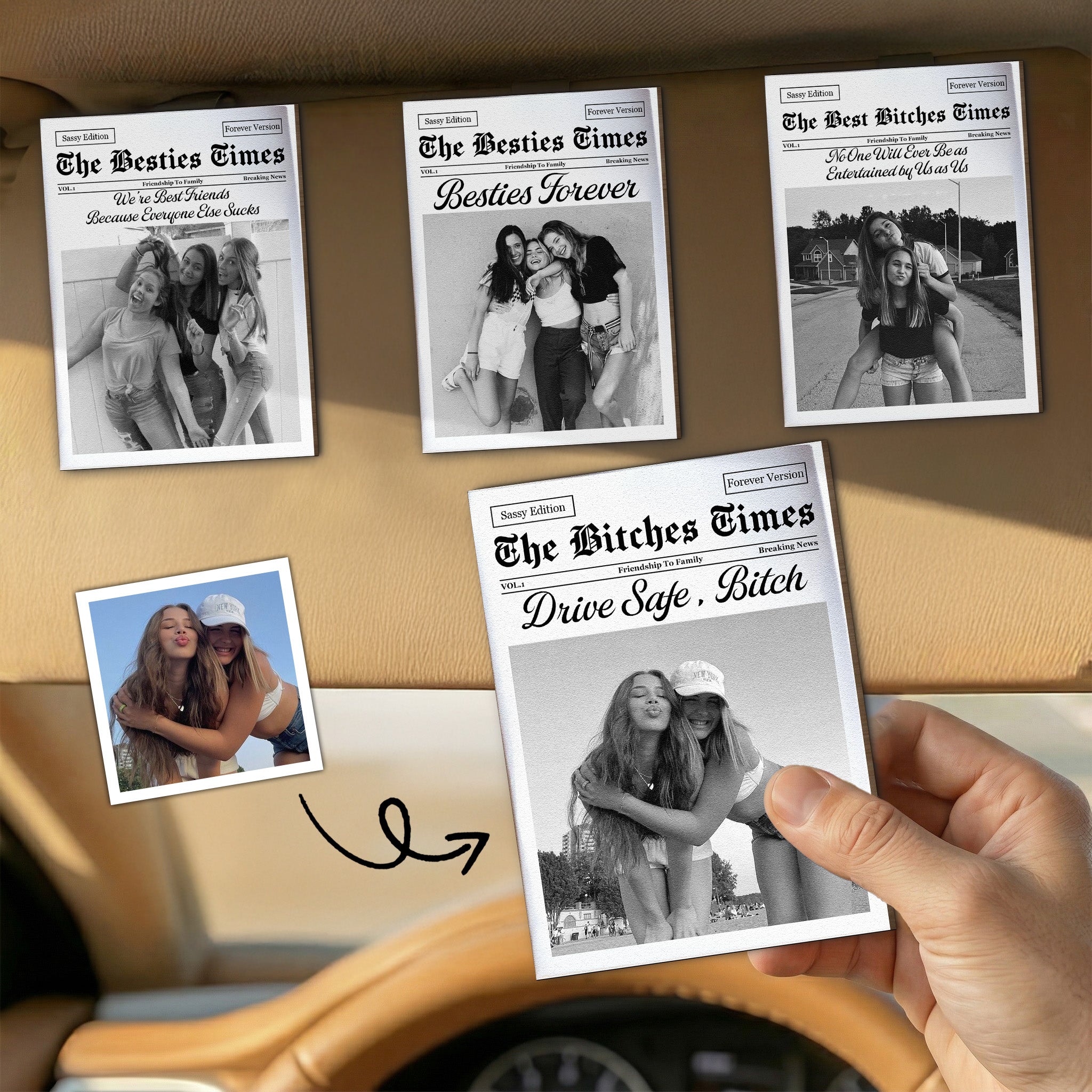 The-Best-Btches-Friendship-Drive-Safe,-Besties-Personalized-Car-Visor-Clip-1