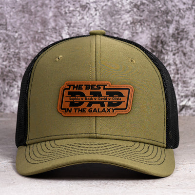 The Best Dad In The Galaxy - Personalized Cap
