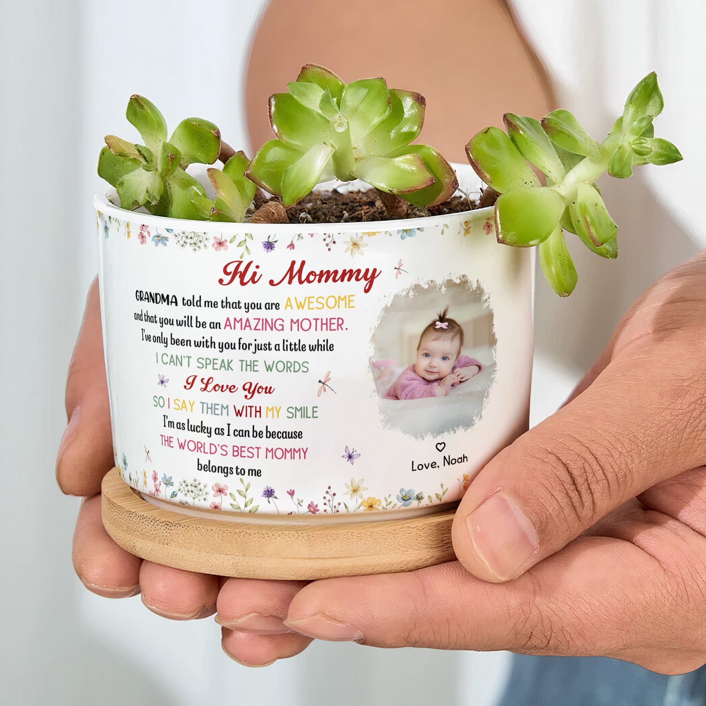The-Best-Mommy-Belongs-To-Me-First-Mom-New-Mom-Gift-Personalized-Ceramic-Plant-Pot-6