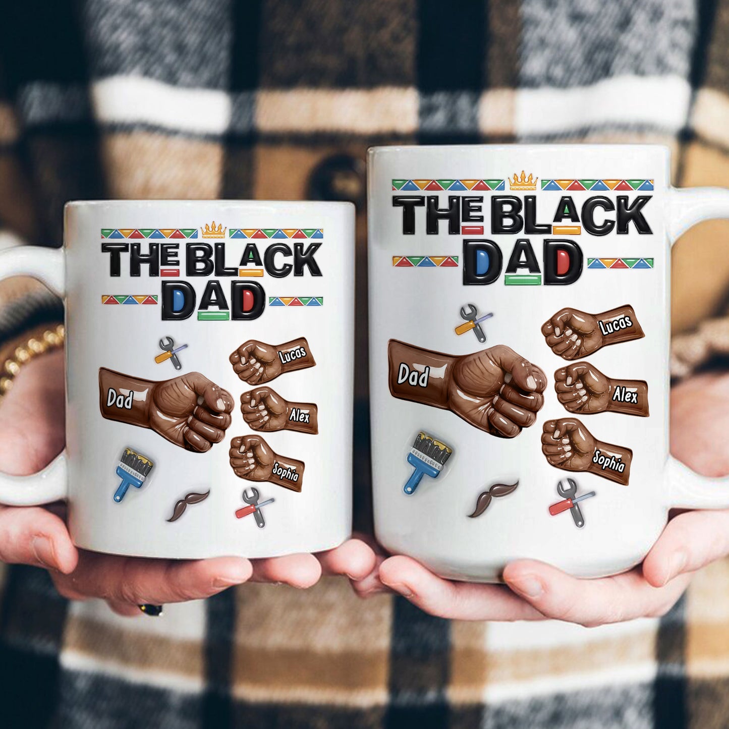The-Black-Dad-Fathers-Day-Gift-For-Him-Dad-Husband-Personalized-Mug-4