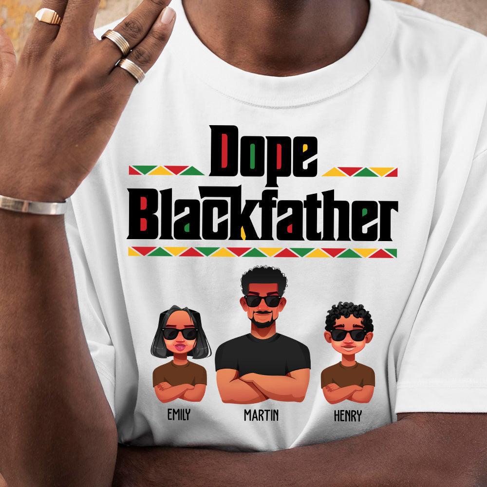 The_Black_Father_New_Version_Fathers_Day_Gift_For_Dad_Husband_Personalized_Shirt_1
