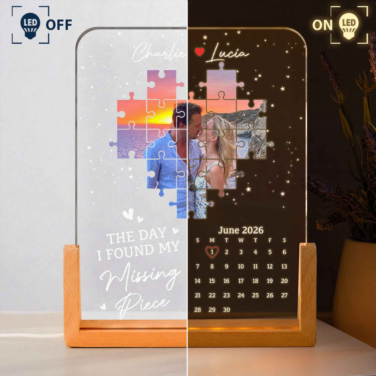 The-Day-I-Found-My-Missing-Piece-Custom-Photo-&-Special-Date-Calendar-Personalized-Night-Light-3