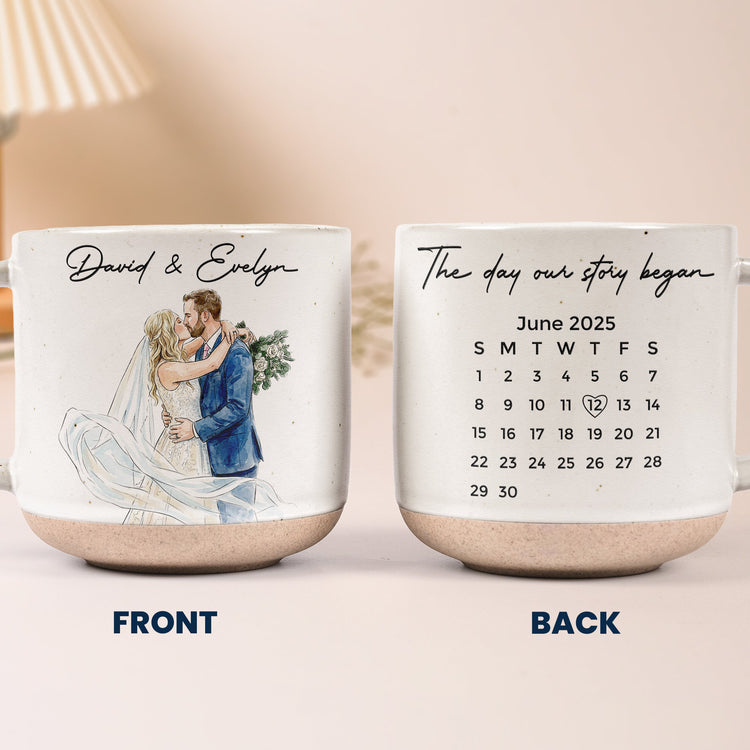 The_Day_Our_Story_Began_Custom_Photo_Watercolor_Personalized_Mug_6