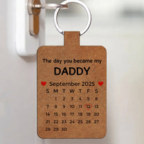 The-Day-You-Became-My-Dad-Sketch-Line-Art-Fathers-Day-Gift-For-Him-Personalized-Keychain-3