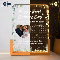 The-Day-You-Became-My-Daddy-1st-Father's-Day-Gift-Personalized-Night-Light-3