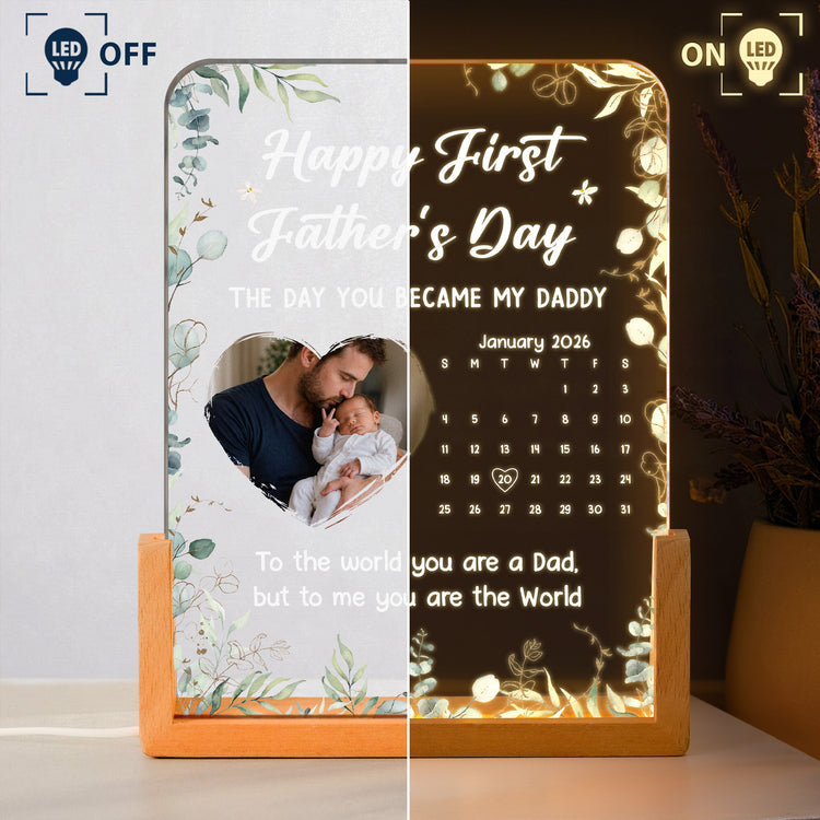 The-Day-You-Became-My-Daddy-1st-Father's-Day-Gift-Personalized-Night-Light-3