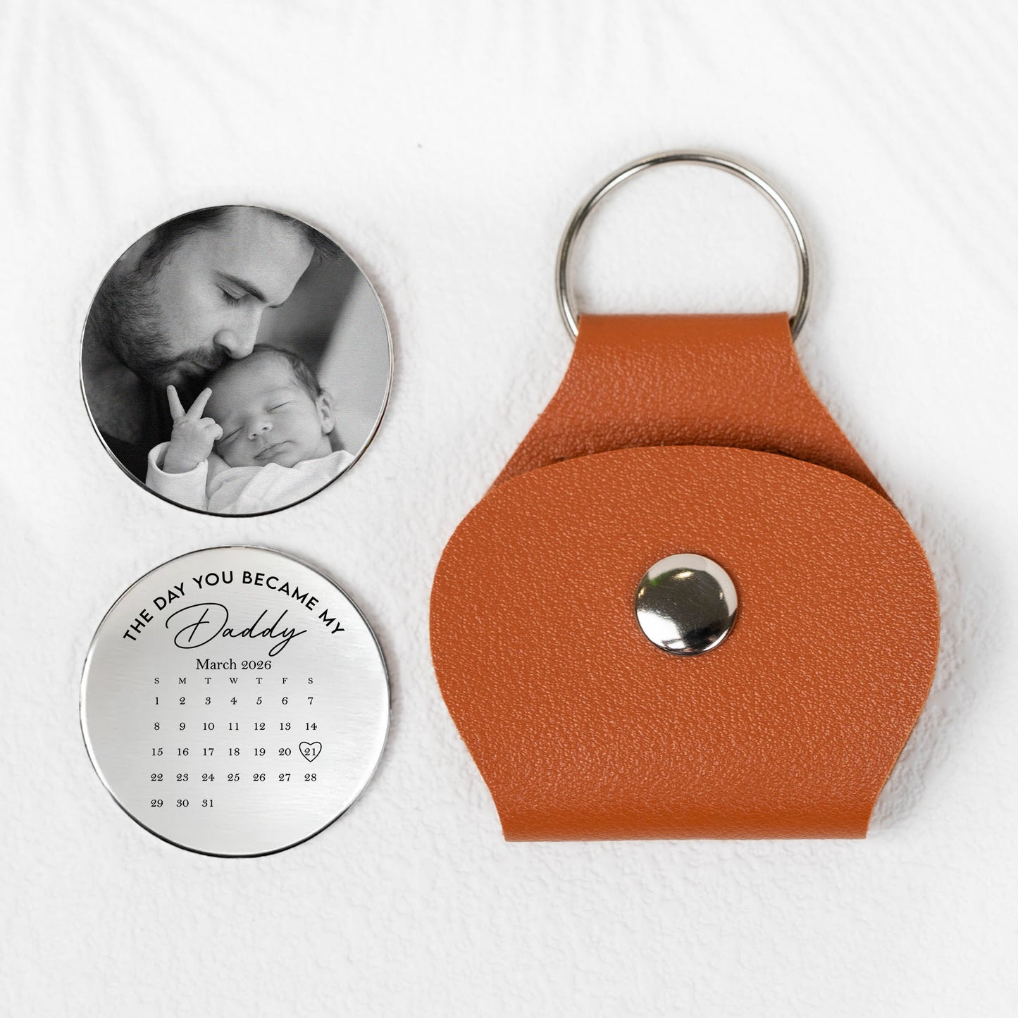 The-Day-You-Became-My-Daddy,-Mommy,-Papa,-Grandma-Custom-Calender-Personalized-Leather-Photo-Pocket-Hug-1