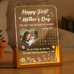 The-Day-You-Became-My-Mommy,-Daddy,-Grandma,-Papa-Custom-Calendar-Personalized-Night-Light-1