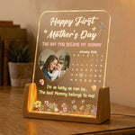 The-Day-You-Became-My-Mommy,-Daddy,-Grandma,-Papa-Custom-Calendar-Personalized-Night-Light-4
