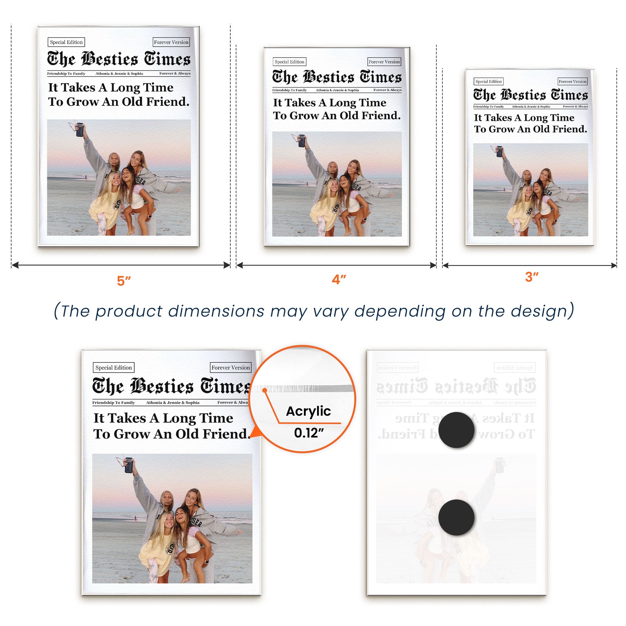 The-Friendship-Times-Upload-Photo-For-Besties,-Sisters-Personalized-Magnet-4