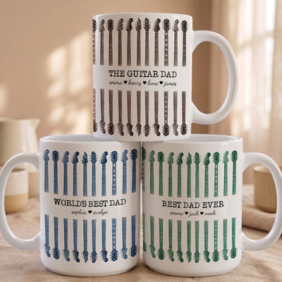 The Guitar Dad Father's Day Gift For Dad, Husband - Personalized Mug