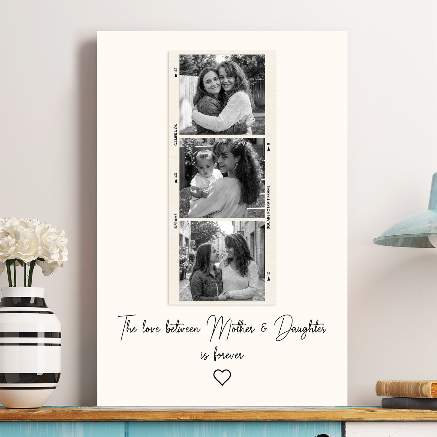 The-Love-Between-Mother-&-Daughter-Is-Forever-Mothers-Day-Gift-Personalized-Photo-Poster-2