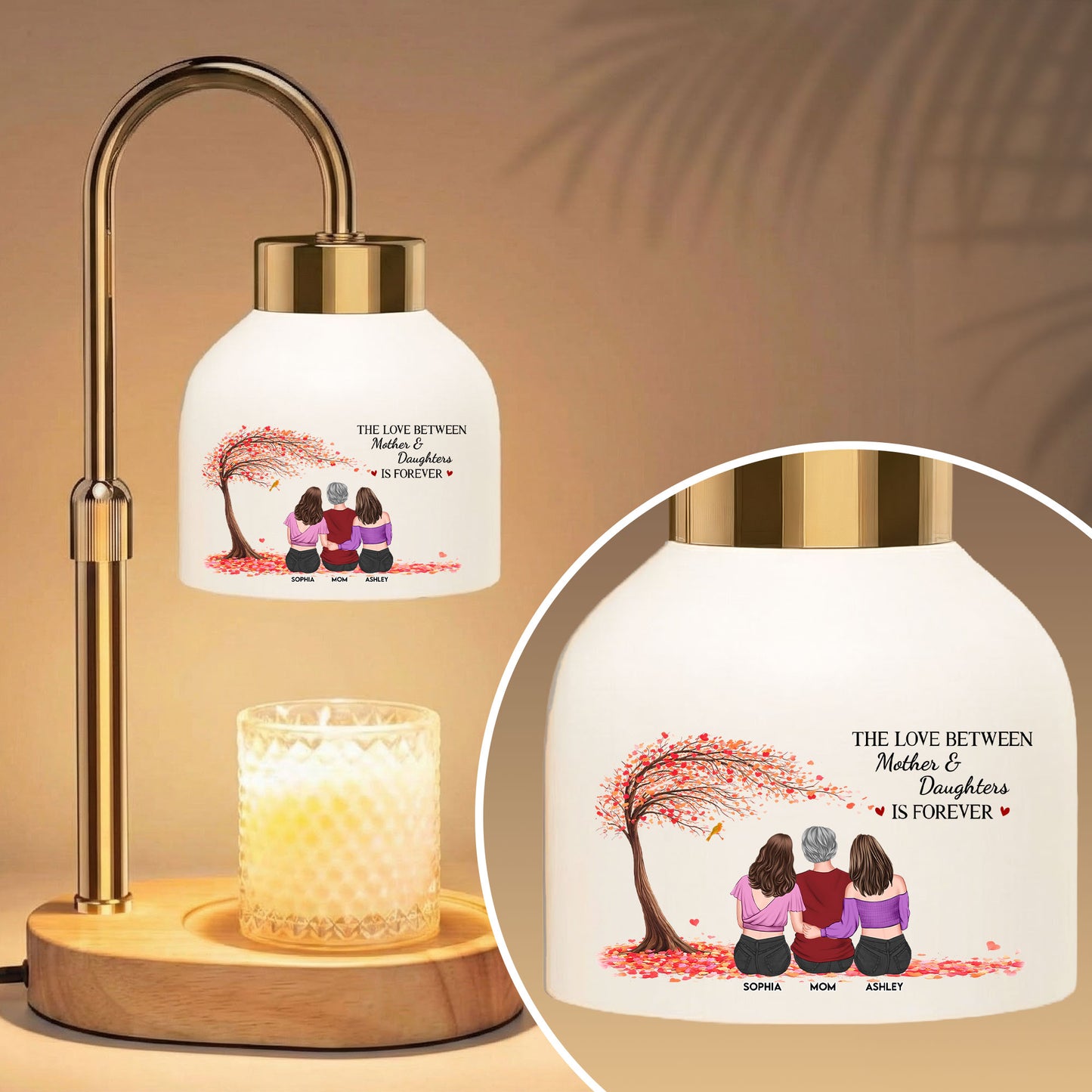 The-Love-Between-Mother-&-Daughter-Is-Forever-Personalized-Candle-Warmer-1