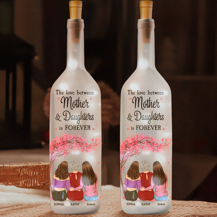 The-Love-Between-Mother-&-Daughters-Is-Forever-Personalized-Bottle-Lamp-2