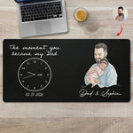 The-Moment-You-Became-Dad-Watercolor-Art-Fathers-Day-Gift-For-Husband-Personalized-Desk-Mat-1