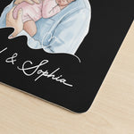 The-Moment-You-Became-Dad-Watercolor-Art-Fathers-Day-Gift-For-Husband-Personalized-Desk-Mat-4