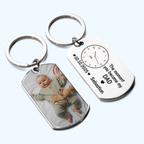 The_Moment_You_Became_My_Dad_Fathers_Day_Gift_For_New_Dad_Husband_Personalized_Keychain_2