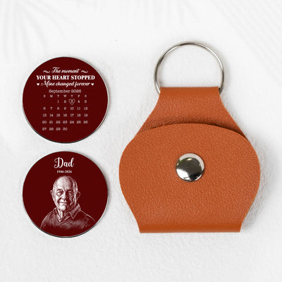 The Moment Your Heart Stopped Custom Photo Memorial Gift - Personalized Pocket Hug