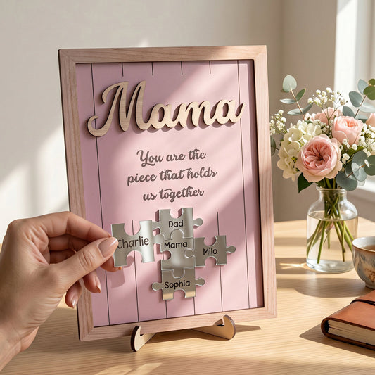 The_Piece_That_Holds_Us_Together_Mothers_Day_Gift_New_Version_Personalized_Wooden_Plaque_0